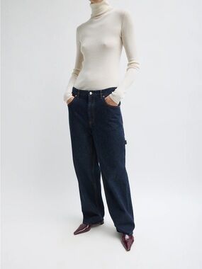 Tibi Indigo Denim Slouchy Carpenter Jean ***SELLS OUT FAST***
